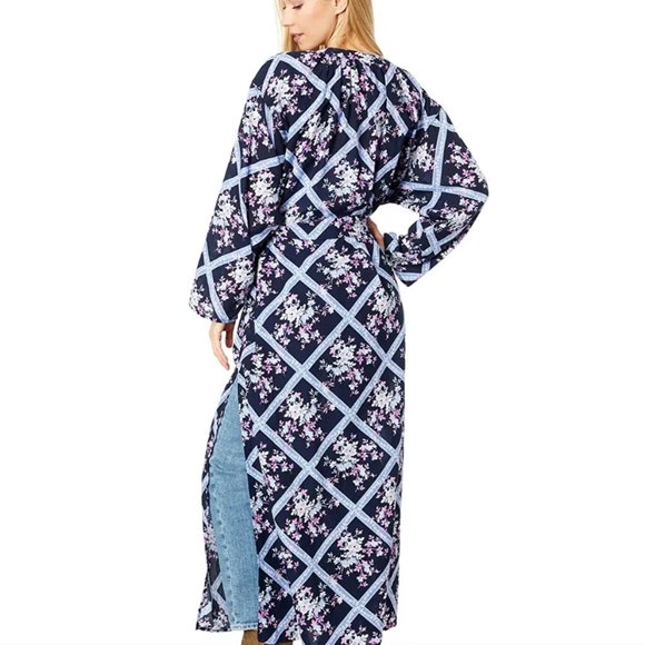 NWT Free People I'm The One Robe / Midnight Combo, XS/S - Picture 2 of 3